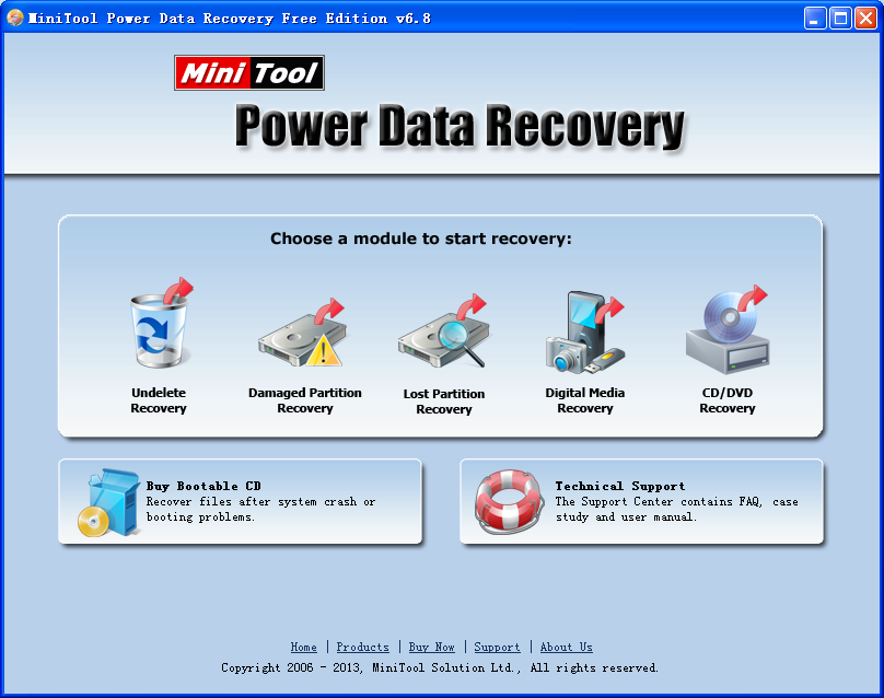 Disk data recovery software