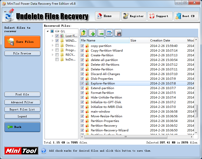 Windows data recovery software free